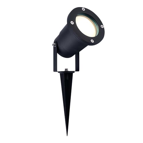 Ledvion - LED Strahler, Aluminium, IP65, 5W, 4000K, 1 Meter Kabel, LED Spot, Garten Spot von Ledvion