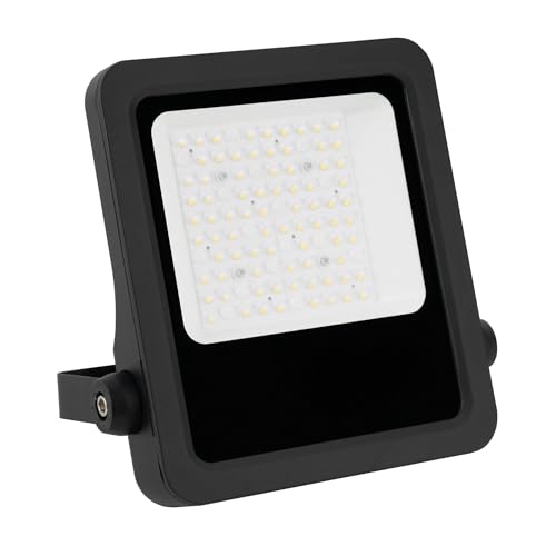 Ledvion - LED Strahler (50 Watt, 6000K, 6750 Lumen, IP65), inkl. Schnellanschluss, 5 Jahre Garantie, Asymmetrische Linse & Bewegliche Halterung von Ledvion