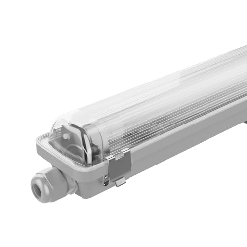 Ledvion - LED TL Leuchte, 60CM, 7W, 4000K, 1120 Lumen, IP65, Inklusive LED TL Röhre von Ledvion