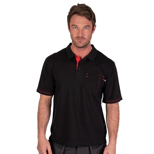 Lee Cooper Herren Poloshirt, Schwarz, M von Lee Cooper