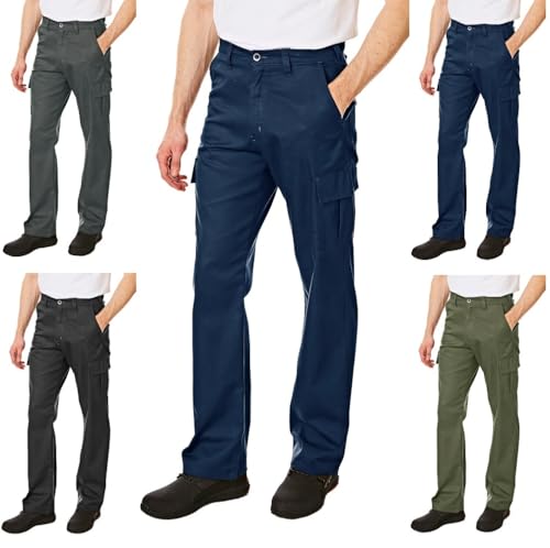 Lee Cooper LCPNT205 Herren-Pflegeleichte Berufssicherheitshose im klassischen Cargo-Stil mit mehreren Taschen, Marine, 32W / 31L Lee Cooper LCPNT205 Herren-Pflegeleichte Berufssicherheitshose im klassischen Cargo-Stil mit mehreren Taschen, Marine, 32W / 31L von Lee Cooper