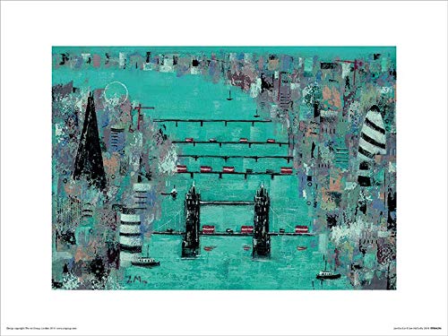 Lee McCarthy "London Eye 30 x 40cm Kunstdruck von Art Group