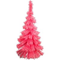 1 Meter Rosa Tinsel Weihnachtsbaum Wanddeko Im Retro Look von LeeDisplaySeasonals