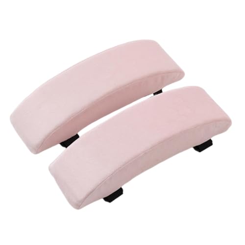 LeeQinersw 2 Stück Armlehnenpolster für Bürostuhl Und Gaming Stuhl Ergonomische Ellbogenkissen Und Computerstuhl Armschoner Aus Weichem Samt mit Waschbarem Bezug, Rosa LeeQinersw 2 Stück Armlehnenpolster für Bürostuhl Und Gaming Stuhl Ergonomische Ellbogenkissen Und Computerstuhl Armschoner Aus Weichem Samt mit Waschbarem Bezug, Rosa von LeeQinersw