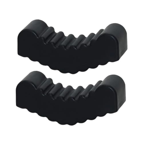 LeeQinersw 2 Stück Wagenheber Pad Adapter Gummiunterlage Universalrahmen Karosserieschutz Anti Rutsch Unterstellbock Adapter Langlebig für Reifenwechsel Pick Up, 2 Stück 8.7 X 3.3 Cm von LeeQinersw