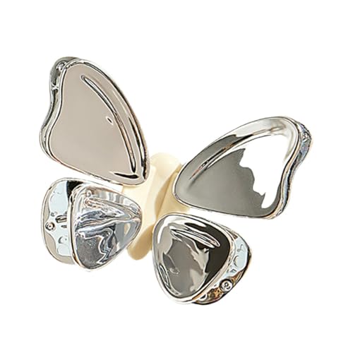 LeeQinersw 4 Stück Beutelverschluss Clip Schmetterling Snackbeutel Clip Aufbewahrungsclip Wellengriff Abnehmbar Aus PP für Vorratskammer Büro Kühlschrank, Splitter LeeQinersw 4 Stück Beutelverschluss Clip Schmetterling Snackbeutel Clip Aufbewahrungsclip Wellengriff Abnehmbar Aus PP für Vorratskammer Büro Kühlschrank, Splitter von LeeQinersw