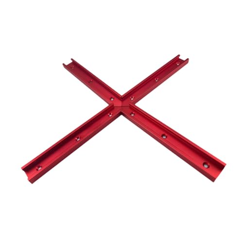LeeQinersw 4x Woodworking T Tracks Double Cut Profile Track t Tracks Universal for Routertabelle, Rot LeeQinersw 4x Woodworking T Tracks Double Cut Profile Track t Tracks Universal for Routertabelle, Rot von LeeQinersw