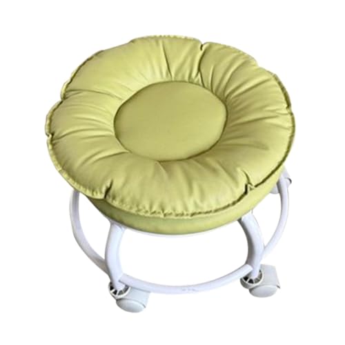 LeeQinersw Flexibler Drehhocker mit Rädern Ergonomisch Geformt Leicht zu Bewegen für Friseur Küchenbenutzung Hobbyraum, GrÜn LeeQinersw Flexibler Drehhocker mit Rädern Ergonomisch Geformt Leicht zu Bewegen für Friseur Küchenbenutzung Hobbyraum, GrÜn von LeeQinersw