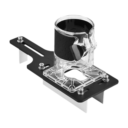 LeeQinersw Holzbearbeitung Router Basis Stemmen Jig 2 in 1 Unsichtbare Verschluss Schlitzen Halterung von LeeQinersw