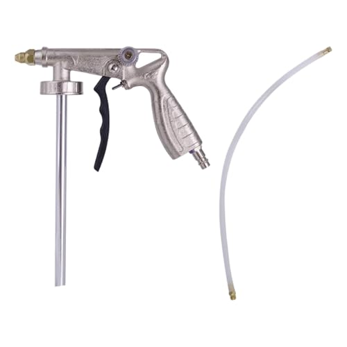 LeeQinersw Lackierpistole Als Unterbodenschutzpistole KFZ Sprühpistole Und Farbzerstäuber Ein Kompaktes Handgerät Zur Einhandbedienung für Lackieren von Ins, Silber von LeeQinersw