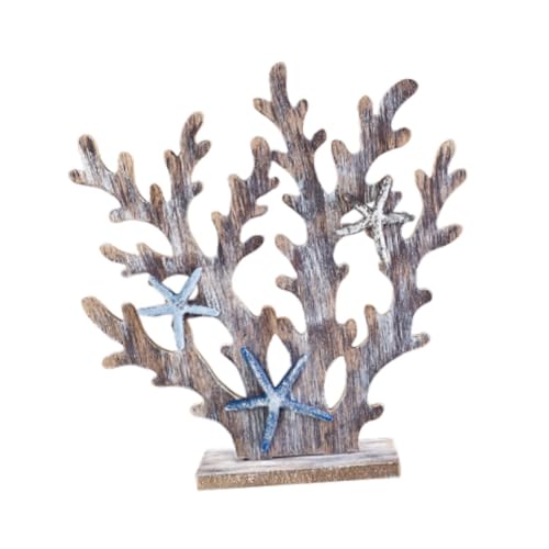 LeeQinersw Mittelmeer -Korallenstatue -Skulpturdichte -Figur für Innenkamin, Seestern von LeeQinersw