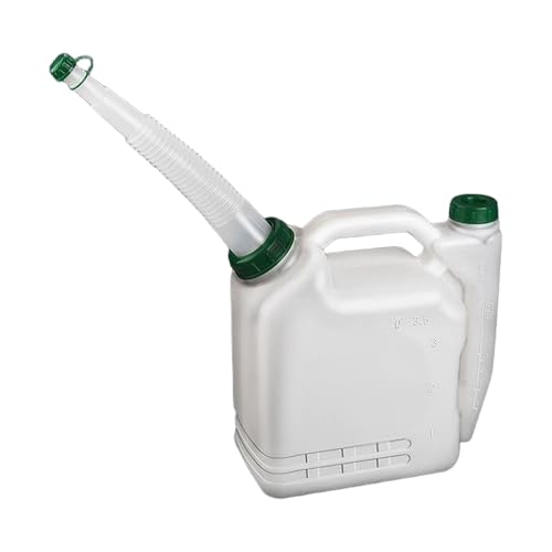 LeeQinersw Ölmischflasche Als Praktischer Zweitakt Mischbehälter Und Messbecher Ein Kraftstoffmischbehälter mit Öldüse für Zeitsparende Bedienung für Arbeiten M, 3.5 L von LeeQinersw