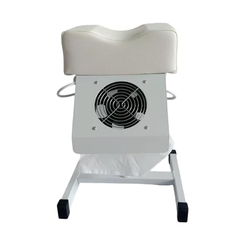 LeeQinersw Pediküre Hocker Pediküre Stuhl Maniküre Fußstütze Fußhocker Fußablage mit Ergonomischem Design Und Metallbasis für Nagelstudios Spas Und zu Hause, Weiß von LeeQinersw