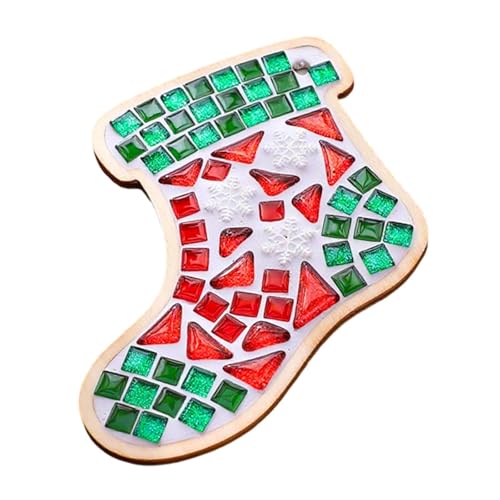 LeeQinersw Untersetzer Bastelset Als Heimwerker Kit für Weihnachtsdeko Und Handarbeit EIN Tischschmuck Aus Holz Und Glas Anfängerfreundlich für Kreative, Socke LeeQinersw Untersetzer Bastelset Als Heimwerker Kit für Weihnachtsdeko Und Handarbeit EIN Tischschmuck Aus Holz Und Glas Anfängerfreundlich für Kreative, Socke von LeeQinersw