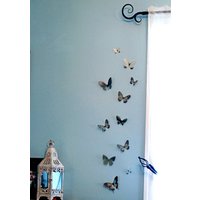 10 3D Schwarz Und Weiß Schmetterling Wand Kunst Aus Kunststoff von LeeShay