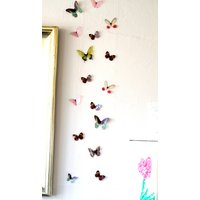 15 3D Regenbogen Schmetterling Wand Kunst Gemacht Mit Kunststoff von LeeShay