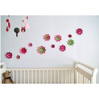 Neue 12 3D Lotusblüten Wand-Dekor von LeeShay