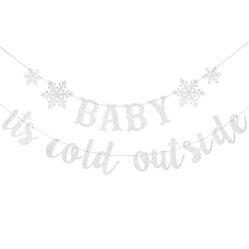 Glitzerndes Banner "It's Cold Outside" – Winter-Schneeflocke für Babyparty, Party-Dekoration, Kindergeburtstagsparty, Dekoration, Winter, Motto-Party, hohe Qualität und umweltfreundlich Glitzerndes Banner "It's Cold Outside" – Winter-Schneeflocke für Babyparty, Party-Dekoration, Kindergeburtstagsparty, Dekoration, Winter, Motto-Party, hohe Qualität und umweltfreundlich von LeeSky