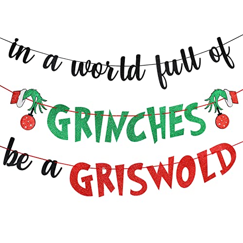In A World Full of Be A Griswold Banner, lustiges Weihnachtsbanner für Clark Griswold Weihnachtsdekorationen von LeeSky