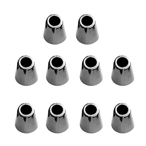 10 Stück 4 mm elastische Gummiseil Bungee Seil Stopper Lock Terminal End Tie von Leeadwaey