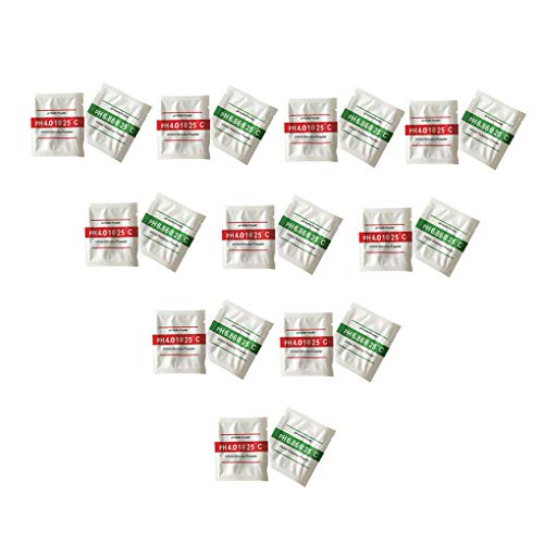 20 Stück/Set pH-Testmessgerät Messung Kalibrierlösung PH Puffer Pulver 4.01/6.86 Kalibrierpunkt von Leeadwaey