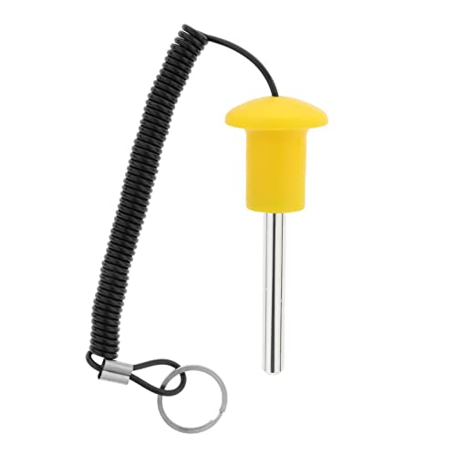 Leeadwaey Magnetischer Gewichts-Stapelstift, Wahlschlüssel, Übungsteile, Zubehör, 10 x 80 mm, Gelb, 10 x 80 mm von Leeadwaey