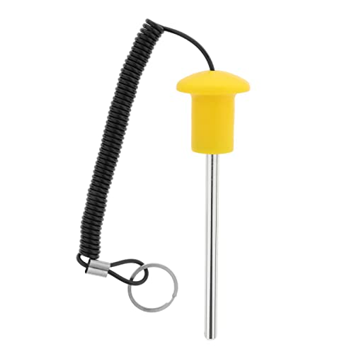 Leeadwaey Magnetischer Gewichts-Stapelstift, Wahlschlüssel, Übungsteile, Zubehör, 8 x 125 mm, Gelb, 8 x 125 mm von Leeadwaey