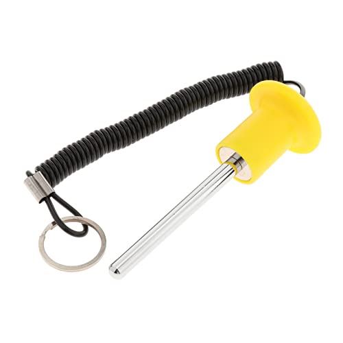 Leeadwaey Magnetischer Gewichts-Stapelstift, Wahlschlüssel, Übungsteile, Zubehör, 8 x 80 mm, Gelb, 8 x 80 mm von Leeadwaey