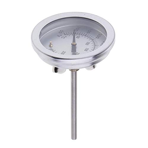 Präzises analoges Grill-Thermometer, Bimetall-Thermometer, 50–250 Grad von Leeadwaey