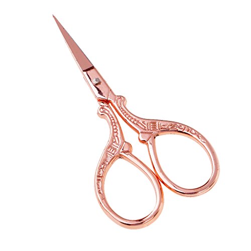 Vintage Nähschere Stickerei Schere Kreuzstich Schneiden Werkzeug Rose Gold Vintage Nähschere Stickerei Schere Kreuzstich Schneiden Werkzeug Rose Gold von Leeadwaey