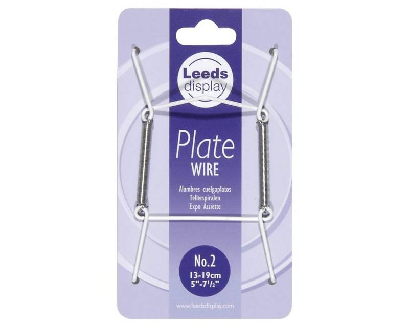 Leeds Display Teller Teller-Wandhalter mit Haltehaken, (1 St), Gr. 2, 13-19 cm von Leeds Display