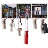 Magnet Schlüsselbrett Magnetpok "Lila Lady" 10x30cm, 6 Magnete - Schlüsselboard Ohne Haken Magnetboard Mit Bild von LeefvonRoenn