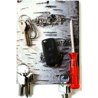 Schlüsselbrett „Birke"/Geschenkidee Als Geburtstagsgeschenk, Fotogeschenk, Einzugsgeschenk Oder Zu Weihnachten Personalisierte Geschenke Schlüsselbrett „Birke"/Geschenkidee Als Geburtstagsgeschenk, Fotogeschenk, Einzugsgeschenk Oder Zu Weihnachten Personalisierte Geschenke von LeefvonRoenn