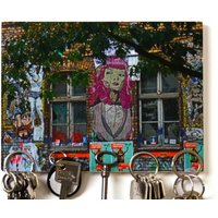 Schlüsselbrett „Lila Lady"/Geschenkidee Als Geburtstagsgeschenk, Einzugsgeschenk Oder Zu Weihnachten Personalisierte Geschenke von LeefvonRoenn