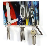 Schlüsselbrett „Love Graffiti"/Geschenkidee Als Geburtstagsgeschenk, Einzugsgeschenk Oder Zu Weihnachten Personalisierte Geschenke Schlüsselbrett „Love Graffiti"/Geschenkidee Als Geburtstagsgeschenk, Einzugsgeschenk Oder Zu Weihnachten Personalisierte Geschenke von LeefvonRoenn