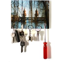 Schlüsselbrett „Oberbaumbrücke"/Geschenkidee Als Geburtstagsgeschenk, Einzugsgeschenk Oder Zu Weihnachten Personalisierte Geschenke von LeefvonRoenn
