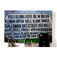 Schlüsselbrett Magnetisch - Viele Kleine Leute..." 10x15cm 3 Magnete Magnetpok Schlüsselboard Magnetboard Magnetbrett Ohne Haken Schlüsselbrett Magnetisch - Viele Kleine Leute..." 10x15cm 3 Magnete Magnetpok Schlüsselboard Magnetboard Magnetbrett Ohne Haken von LeefvonRoenn