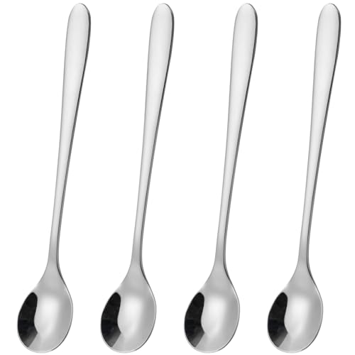 Dessertlöffel 4PCS Kleine Löffel Edelstahl für Dessert Kaffee Tee (LS4) von Leegg