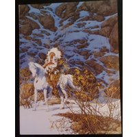 Adlerherz Kunstdruck Exlibris Bemalt Von Bev Doolittle - Wandkunst Bd63 von LeesVintagePaper