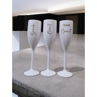 Sektglas Jga, Personalisiert, Aus Plastik von Leevdundegen