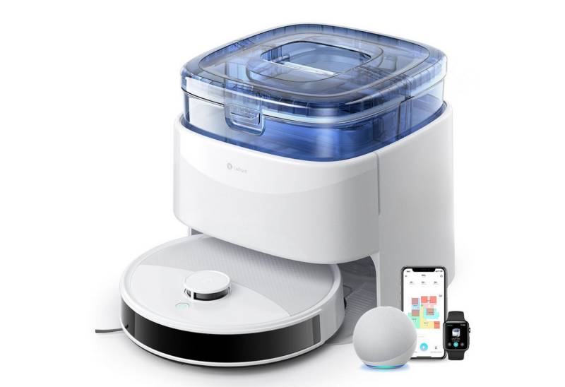 Lefant Saugroboter M3 Saugroboter mit Wischfunktion Selbstreinigend Absaugstation 12000Pa, mit Beutel, Selbstreinigend, Doppelschleuder-Mopps, V-förmige Doppelbürste, 220Min Lefant Saugroboter M3 Saugroboter mit Wischfunktion Selbstreinigend Absaugstation 12000Pa, mit Beutel, Selbstreinigend, Doppelschleuder-Mopps, V-förmige Doppelbürste, 220Min von Lefant