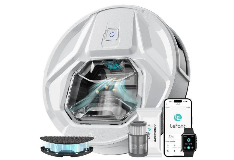 Lefant Saugroboter M320 3-in-1 Saugroboter mit Wischfunktion,6000Pa/210Min, für Tierhaare, 40 W, Beutellos, mit Wischfunktion, Bürstenloser Sauganschluss, Sprachsteuerung Lefant Saugroboter M320 3-in-1 Saugroboter mit Wischfunktion,6000Pa/210Min, für Tierhaare, 40 W, Beutellos, mit Wischfunktion, Bürstenloser Sauganschluss, Sprachsteuerung von Lefant