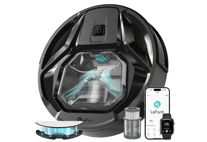 Lefant Saugroboter M320 3-in-1 Saugroboter mit Wischfunktion,6000Pa/210Min, für Tierhaare, 40 W, Beutellos, mit Wischfunktion, Bürstenloser Sauganschluss, Sprachsteuerung Lefant Saugroboter M320 3-in-1 Saugroboter mit Wischfunktion,6000Pa/210Min, für Tierhaare, 40 W, Beutellos, mit Wischfunktion, Bürstenloser Sauganschluss, Sprachsteuerung von Lefant