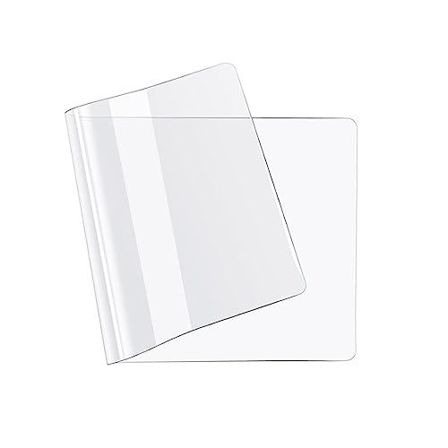 Bürostuhlunterlage Kratzfest Bürostuhl Bodenschutzmatte 0.5mm Wasserdicht Schreibtischunterlage Durchsichtig Fleckenschutz Staubdicht Für Parkett Und Hartböden Fliesen ( Color : 0.5mm , Size : 60x60cm von LefeDa