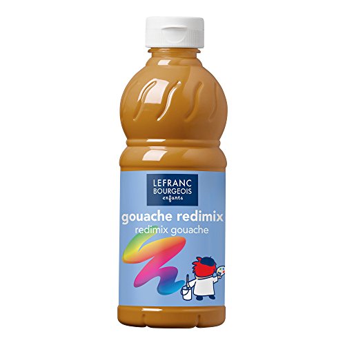 Lefranc Bourgeois 188341 flüssige Tempera Redimix Farbe, leuchtende Gouachefarbe auf Wasserbasis, hohe Deckkraft, hervorragenden Maleigenschaften, gebrauchsfertig, 500ml Flasche - Gold Lefranc Bourgeois 188341 flüssige Tempera Redimix Farbe, leuchtende Gouachefarbe auf Wasserbasis, hohe Deckkraft, hervorragenden Maleigenschaften, gebrauchsfertig, 500ml Flasche - Gold von Lefranc Bourgeois