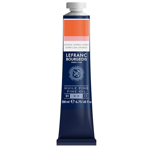Lefranc Bourgeois 301811 Feine Ölfarbe in hervorragender Qualität,lichtecht mit gleichmäßige Konsistenz, 200ml Tube, ideal für Keilrahmen, Leinwand, Malkarton - Kadmiumorange Farbton Lefranc Bourgeois 301811 Feine Ölfarbe in hervorragender Qualität,lichtecht mit gleichmäßige Konsistenz, 200ml Tube, ideal für Keilrahmen, Leinwand, Malkarton - Kadmiumorange Farbton von Lefranc Bourgeois