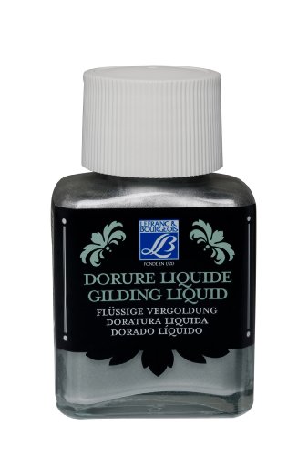 Lefranc Bourgeois 350411 flüssige Vergoldung für Dekoration, schillernde Metallfarben mit hoher Deckkraft, wasserfest & wetterbeständig, 75ml Flasche - Silber Lefranc Bourgeois 350411 flüssige Vergoldung für Dekoration, schillernde Metallfarben mit hoher Deckkraft, wasserfest & wetterbeständig, 75ml Flasche - Silber von Lefranc Bourgeois
