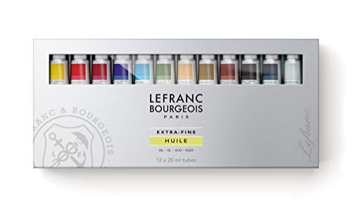 Lefranc Bourgeois 405165 extra feine Ölfarbe in Künstlerqualität aus hochwertigen Pigmenten, lebendige Farben, hohe Lichtechtheit, 12 - Ölfarben im Set a 20ml Tuben Lefranc Bourgeois 405165 extra feine Ölfarbe in Künstlerqualität aus hochwertigen Pigmenten, lebendige Farben, hohe Lichtechtheit, 12 - Ölfarben im Set a 20ml Tuben von Lefranc Bourgeois