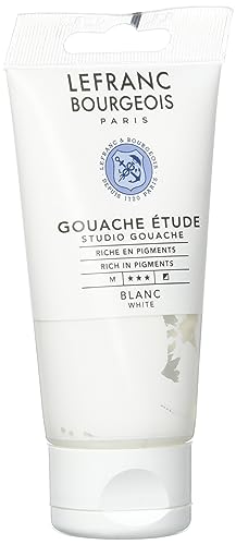 Lefranc Bourgeois 301242 Studio Gouache, kräftige, lichtbeständig, deckend Farben in der 80ml Tube - Weiß Lefranc Bourgeois 301242 Studio Gouache, kräftige, lichtbeständig, deckend Farben in der 80ml Tube - Weiß von Lefranc Bourgeois