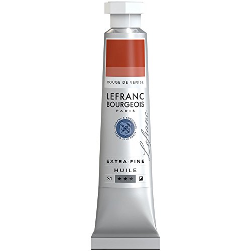 Lefranc Bourgeois 405002 extra feine Ölfarbe in Künstlerqualität aus hochwertigen Pigmenten, lebendige Farben, hohe Lichtechtheit, 20ml Tube - Venezianisch Rot von Lefranc Bourgeois